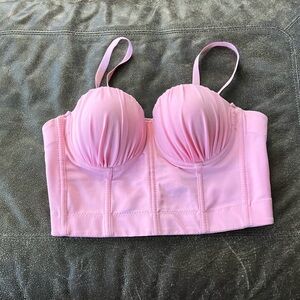 Pink Bustier Top